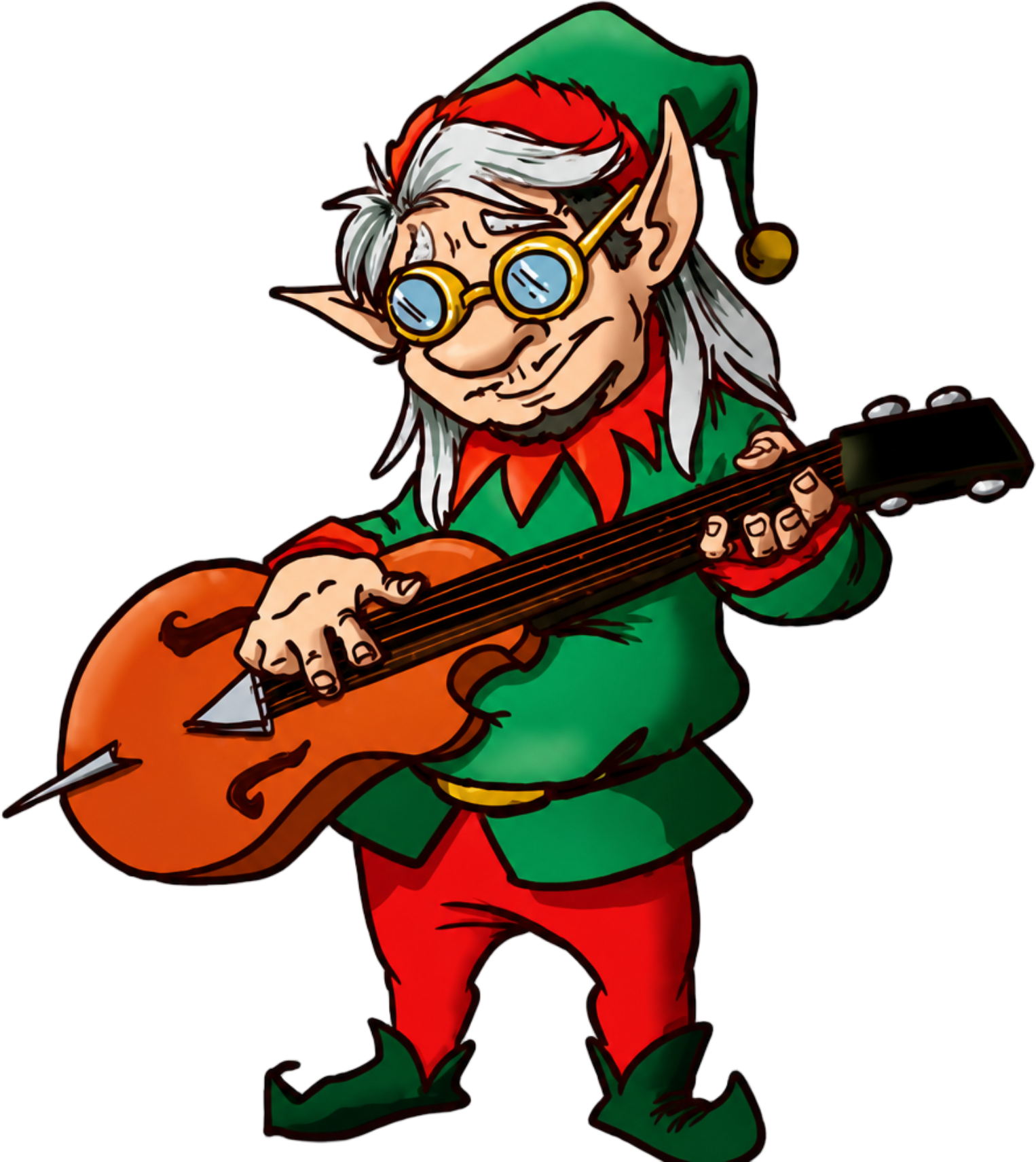 Kody Martens lead guitar elf illustration